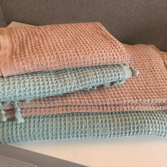 Turkish Towel Set (2 bath, 2 hand ) - Picture 2 of 6